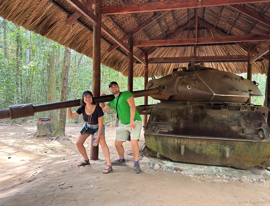 Bunker d'armes presente lors de l'excursion privee aux tunnels de Cu Chi